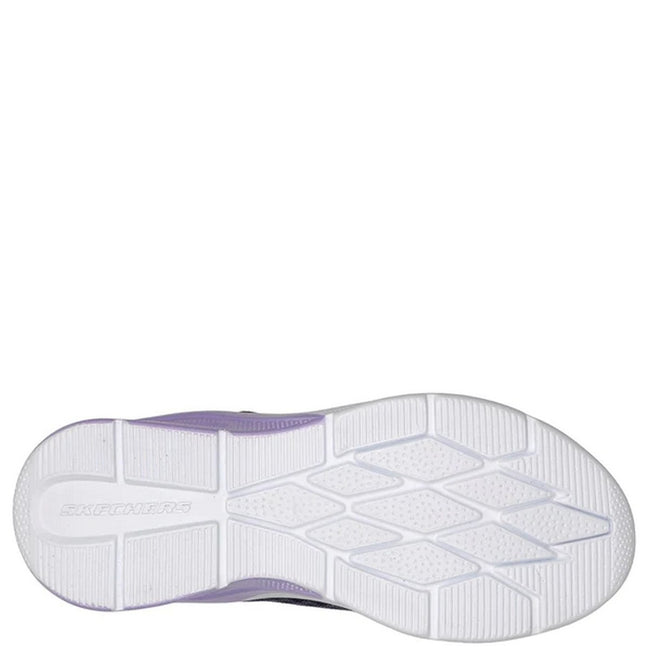 Charcoal - Pack Shot - Skechers Girls Microspec Max Epic Brights Trainers