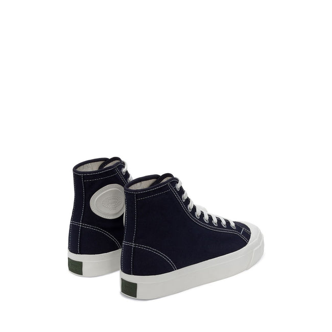 Blue - Back - Superga Mens 3192 Campionato Basketball Trainers
