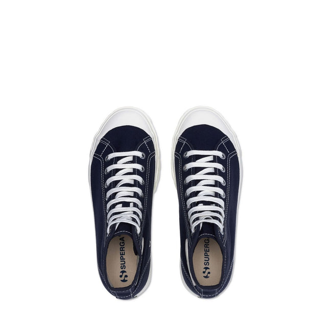 Blue - Lifestyle - Superga Mens 3192 Campionato Basketball Trainers