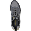 Charcoal-Black - Back - Skechers Mens Hillcrest Leather Trainers