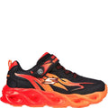 Black-Red - Back - Skechers Boys S-Lights Thermo Flash Heat Flux Trainers