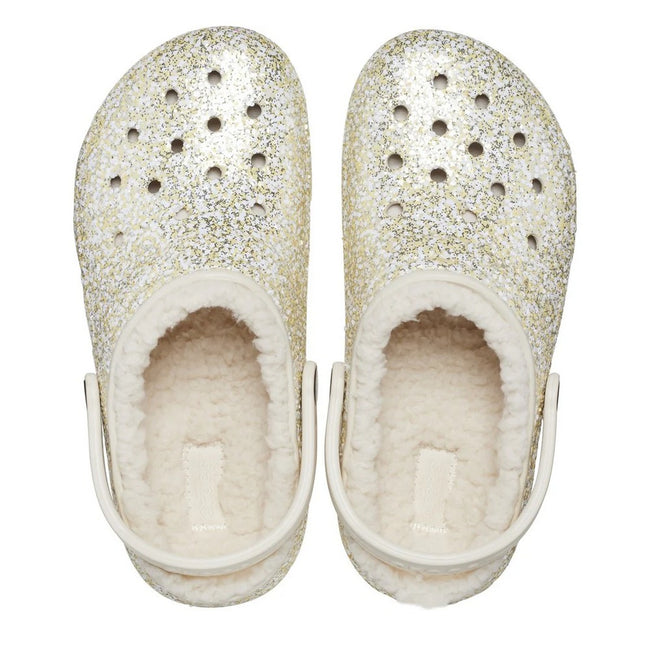 Stucco - Close up - Crocs Childrens-Kids Glitter Clogs