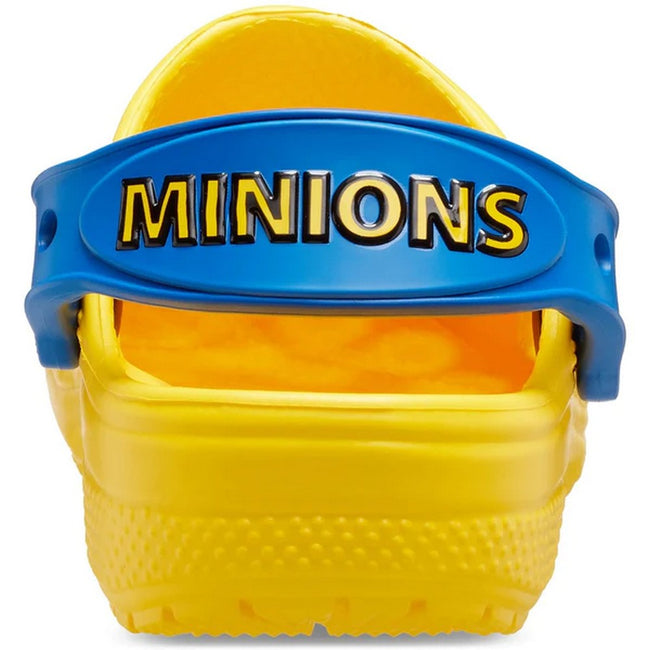 Yellow - Back - Crocs Childrens-Kids Fun Lab Minions Clogs