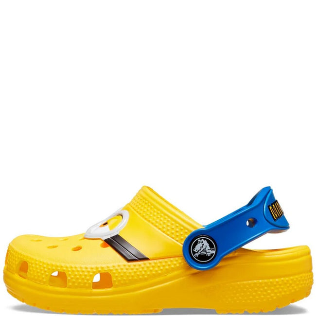 Yellow - Side - Crocs Childrens-Kids Fun Lab Minions Clogs