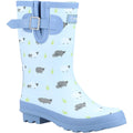 Blue - Front - Cotswold Womens-Ladies Farmyard Sheep Mid Calf Wellington Boots