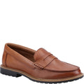 Tan - Front - Hush Puppies Womens-Ladies Verity Leather Casual Shoes