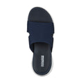 Navy - Lifestyle - Skechers Womens-Ladies On-The-Go 600 Adore Sandals