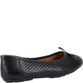 Black - Lifestyle - Hush Puppies Womens-Ladies Ballerina Leather Pumps