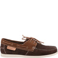 Chocolate - Side - Cotswold Mens Mitcheldean Suede Boat Shoes
