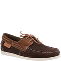 Chocolate - Front - Cotswold Mens Mitcheldean Suede Boat Shoes