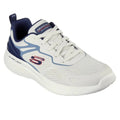 White-Navy - Front - Skechers Mens Bounder 2.0 - Andal Trainers