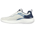 White-Navy - Side - Skechers Mens Bounder 2.0 - Andal Trainers