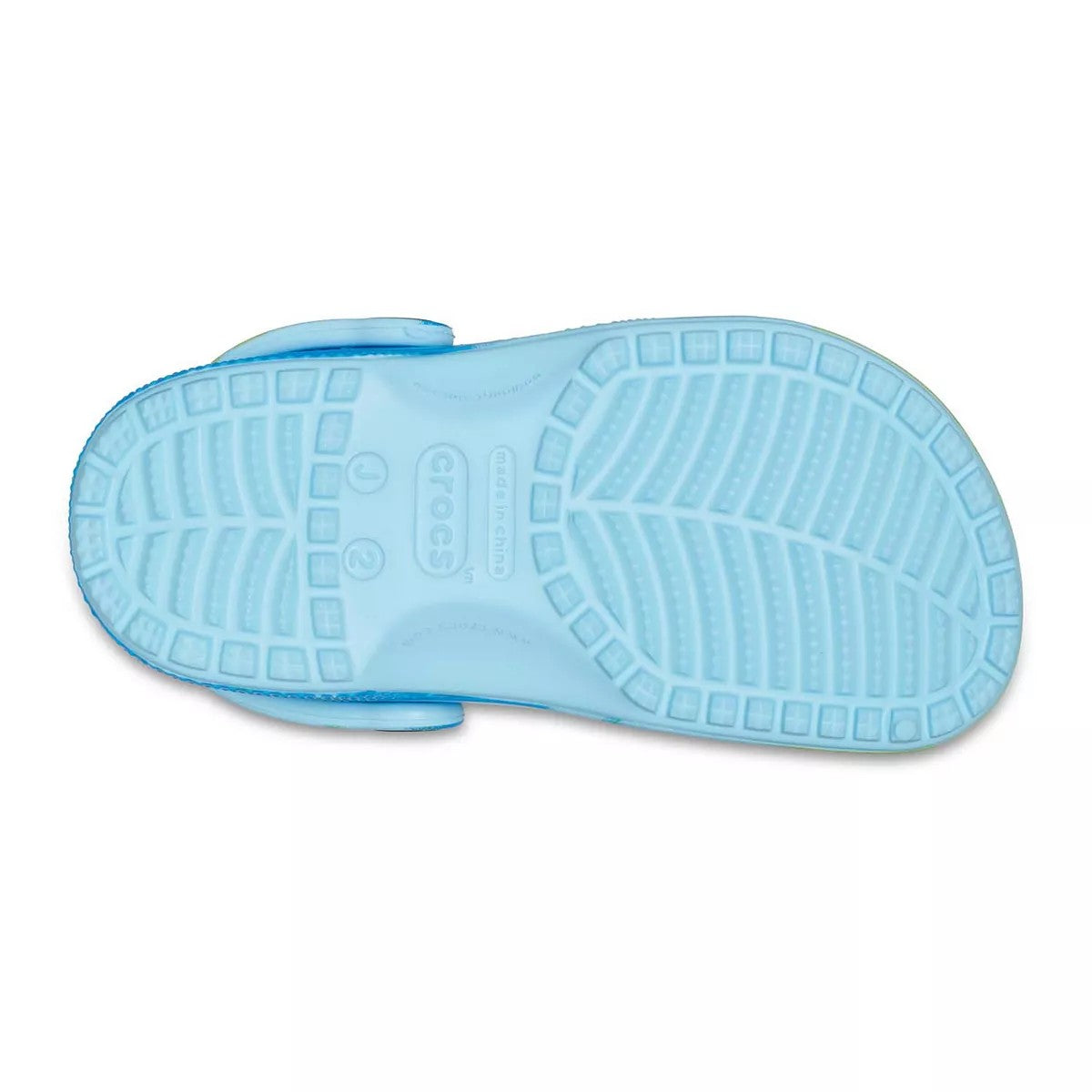 Blue-Green - Close up - Crocs Unisex Adult Classic Ombre Clogs