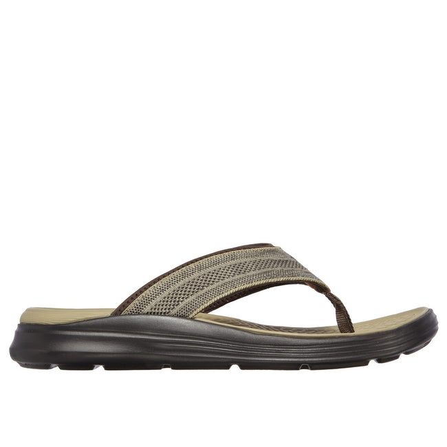 Light Brown - Back - Skechers Mens Sargo Point Vista Sandals
