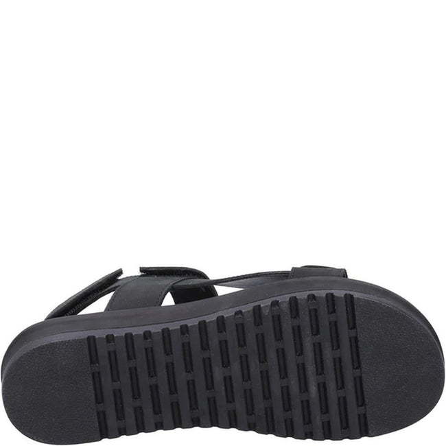 Black - Back - Cotswold Womens-Ladies Campden Leather Sandals