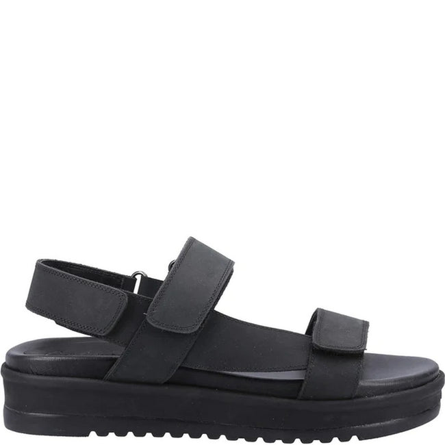 Black - Side - Cotswold Womens-Ladies Campden Leather Sandals