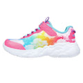 Pink-Multicoloured - Side - Skechers Girls S Lights Rainbow Trainers