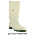 WHITE - Close up - Dunlop FS1800-171BV Wellington - Mens Boots - Safety Wellingtons