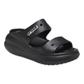 Black - Back - Crocs Unisex Adult Classic Crush Sandals