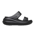 Black - Front - Crocs Unisex Adult Classic Crush Sandals