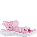 Pink-White - Side - Cotswold Childrens-Kids Bodiam Recycled Sandals