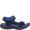 Black-Navy - Side - Cotswold Childrens-Kids Bodiam Recycled Sandals