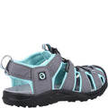Grey-Turquoise - Back - Cotswold Mens Marshfield Recycled Sandals