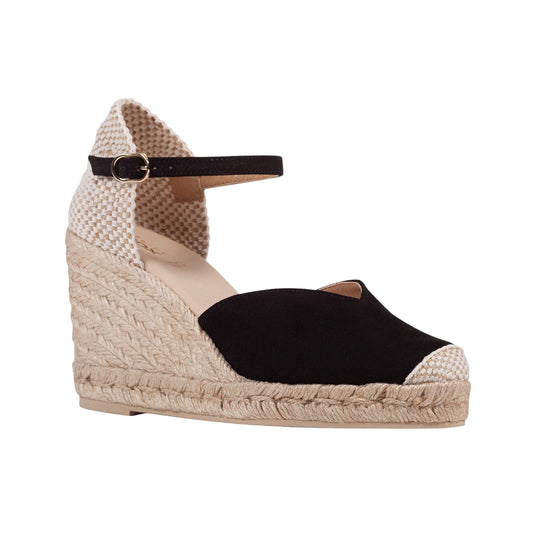 Black - Front - Geox Womens-Ladies D Gelsa A Leather Sandals
