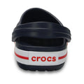 Navy Blue-Red - Back - Crocs Childrens-Kids Crocband Clogs