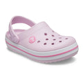 Ballerina Pink - Front - Crocs Childrens-Kids Crocband Clogs