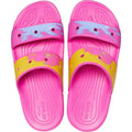 Pink - Pack Shot - Crocs Womens-Ladies Classic Ombre Sandals