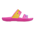 Pink - Front - Crocs Womens-Ladies Classic Ombre Sandals