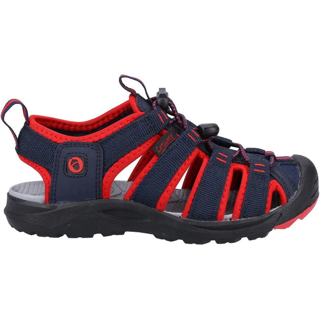 Red-Blue - Side - Cotswold Childrens-Kids Marshfield Sandals