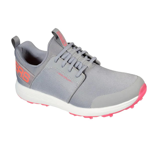 Grey-Coral - Front - Skechers Womens-Ladies Go Golf Max Sport Trainers