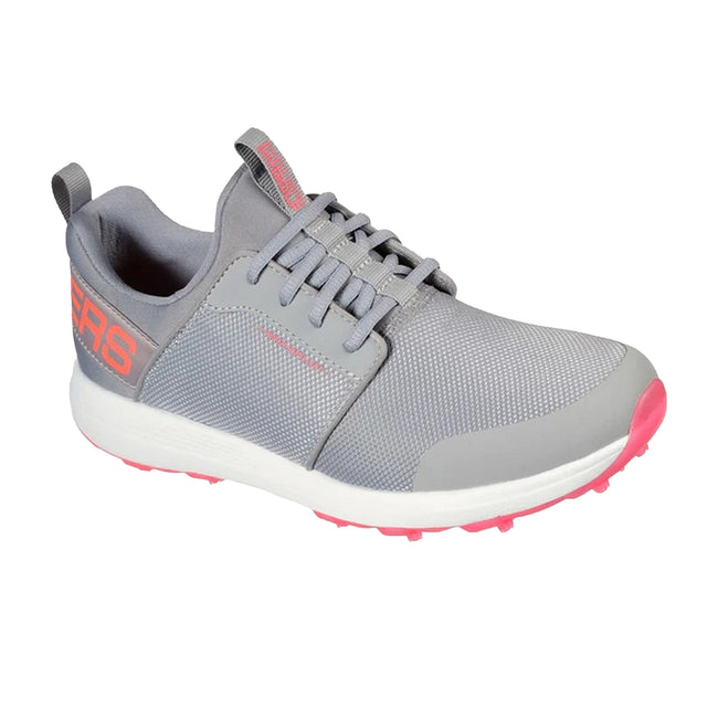 Grey-Coral - Front - Skechers Womens-Ladies Go Golf Max Sport Trainers