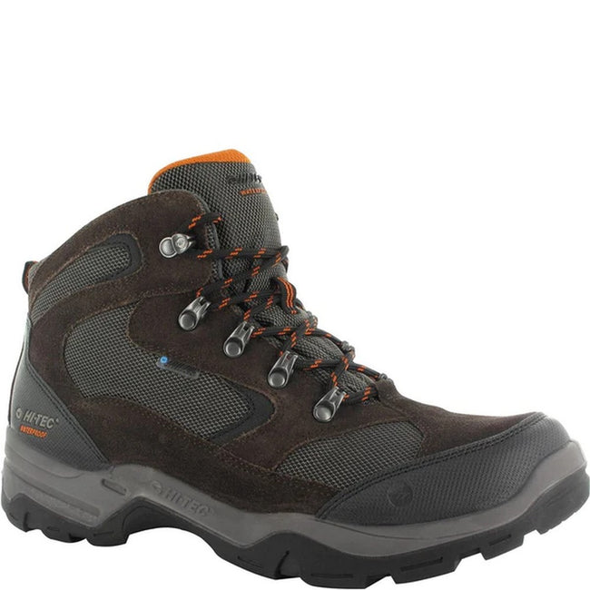 Dark Chocolate - Front - Hi-Tec Mens Storm Suede Boots