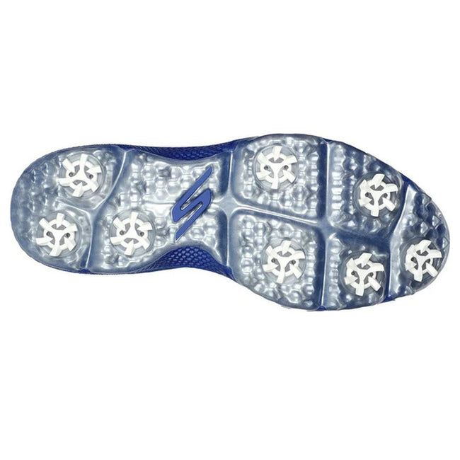 White-Blue - Pack Shot - Skechers Mens Go Golf Pro 5 Hyper Golf Shoes