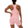 Candy Pink - Back - Girlfriend Collective Womens-Ladies Paloma Racerback Bra