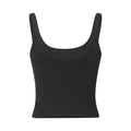 Black - Back - Girlfriend Collective Womens-Ladies Gemma Scoop Neck Tank Top