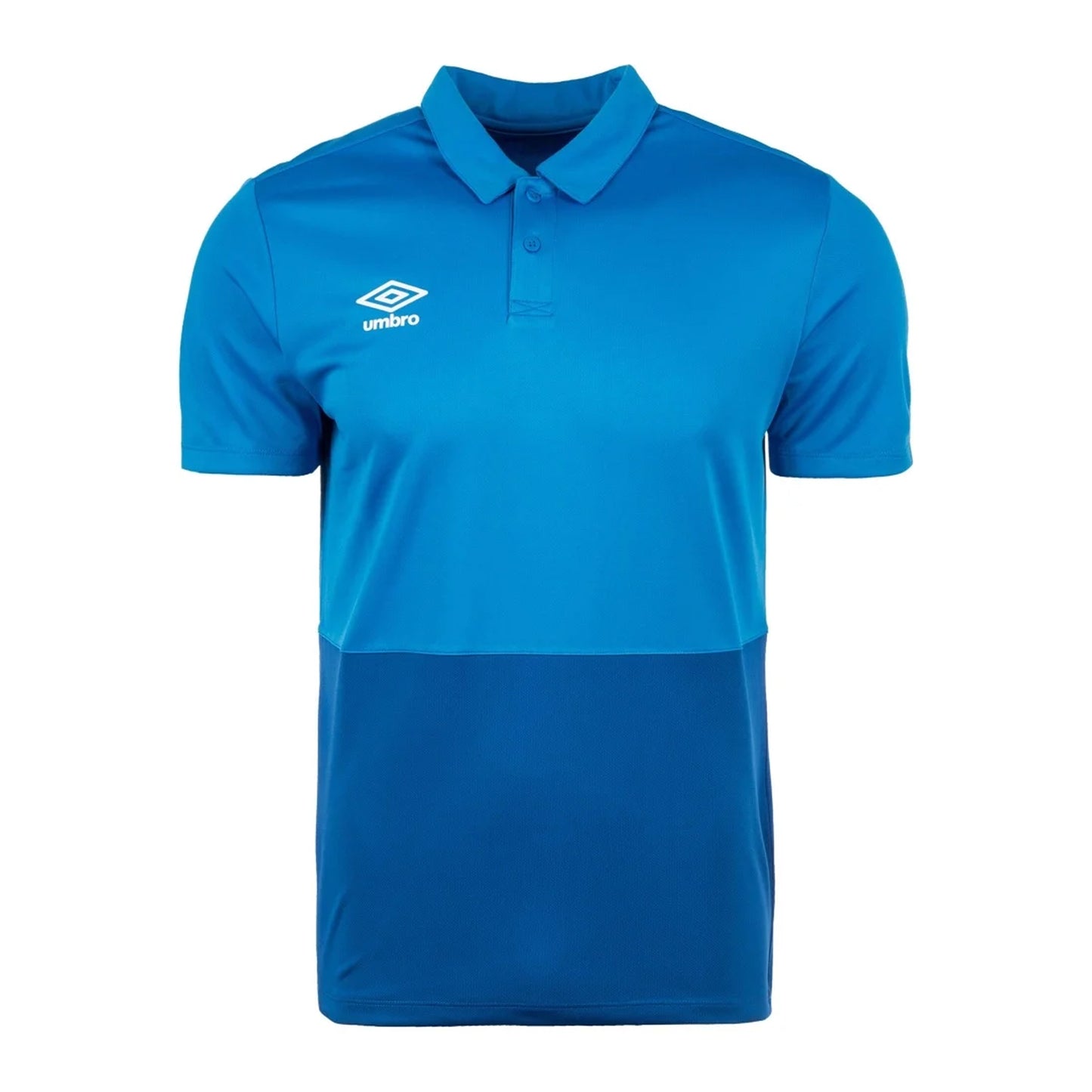 Royal Blue-French Blue - Back - Umbro Mens Polyester Polo Shirt