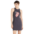 Charcoal - Side - Amplified Womens-Ladies Autographs The Rolling Stones Slim Sleeveless Dress