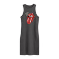 Charcoal - Front - Amplified Womens-Ladies Autographs The Rolling Stones Slim Sleeveless Dress