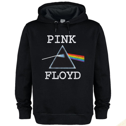 Black - Front - Amplified Unisex Adult Dark Side Of The Moon Pink Floyd Hoodie