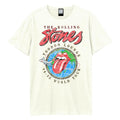 Vintage White - Front - Amplified Mens Voodoo Lounge Tour The Rolling Stones T-Shirt
