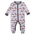 White-Black-Red - Back - Amplified Baby Fly On The Wall AC-DC Babygrow Set