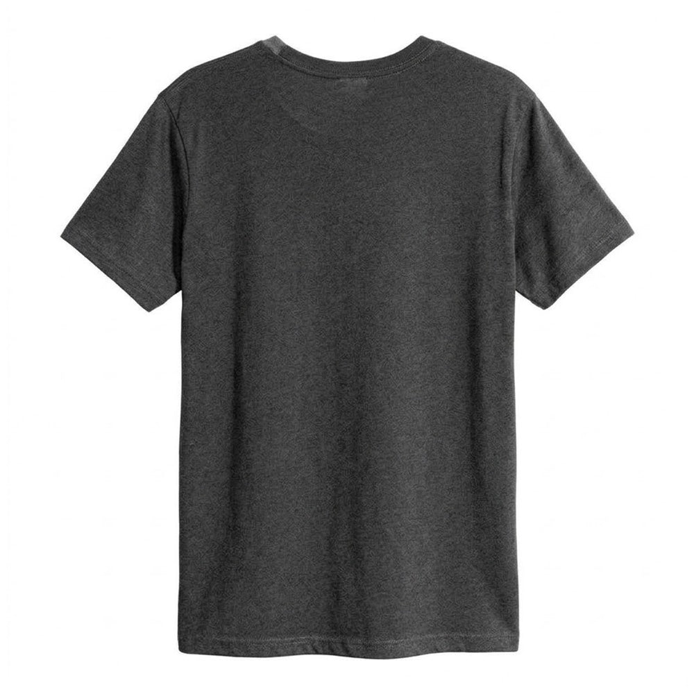 Charcoal - Back - Amplified Unisex Adult Wu-Tang Clan Logo T-Shirt