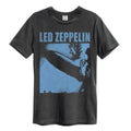 Charcoal - Front - Amplified Unisex Adult Blimp Square Led Zeppelin T-Shirt