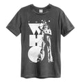 Charcoal - Front - Amplified Unisex Adult Roger Singing The Who T-Shirt