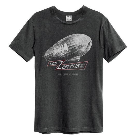 Charcoal - Front - Amplified Unisex Adult Dazed And Confused Led Zeppelin T-Shirt