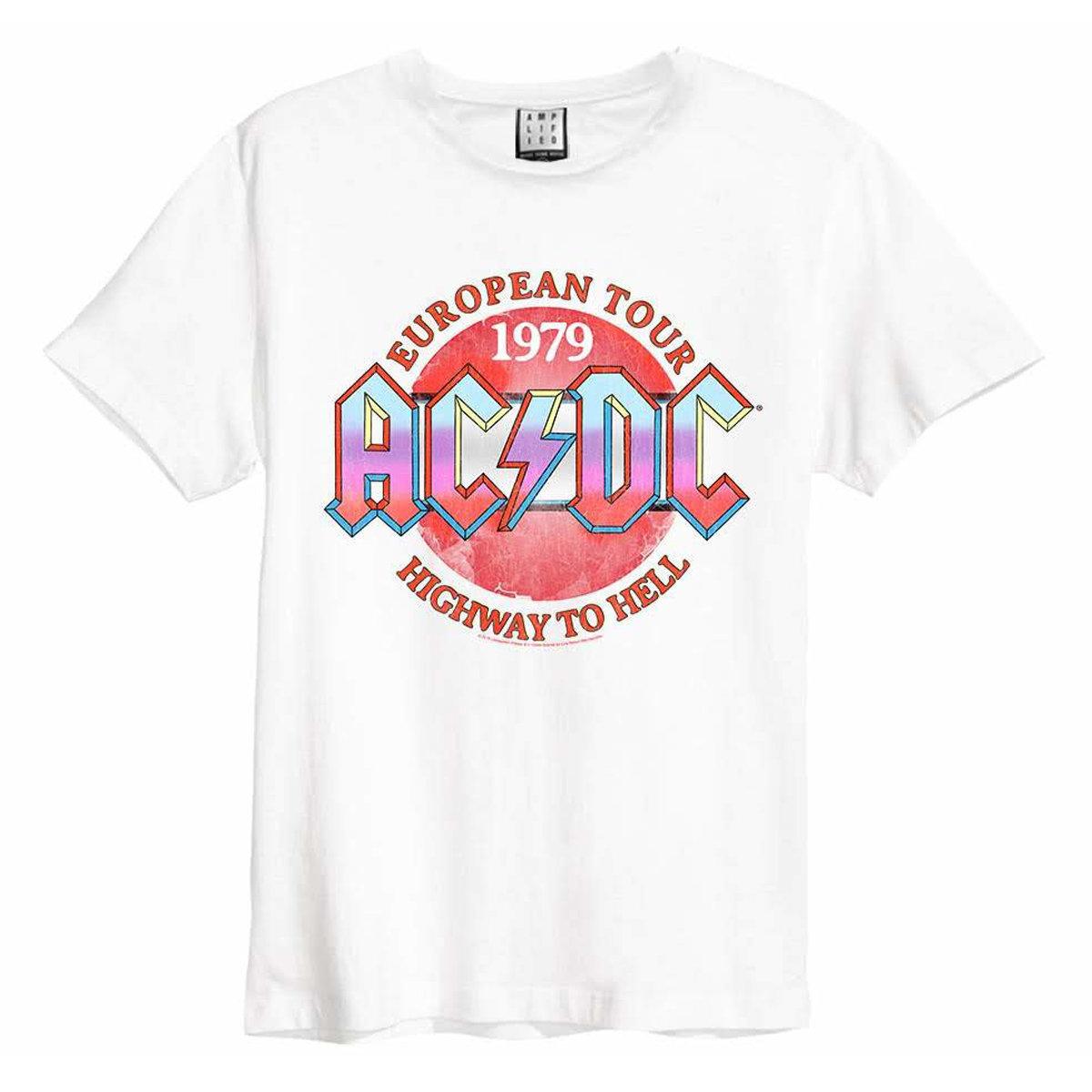 Vintage White - Front - Amplified Unisex Adult Vintage 79 AC-DC Vintage T-Shirt